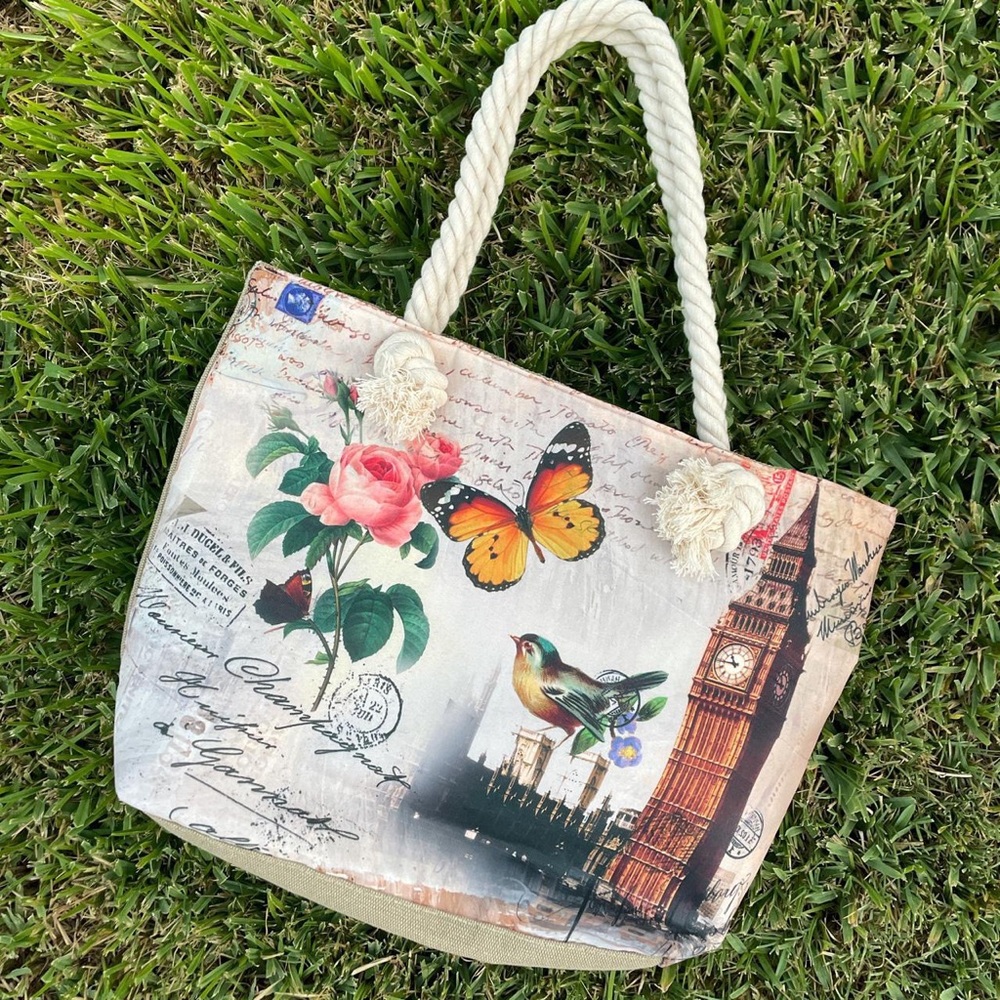 Paris, France large tote bag